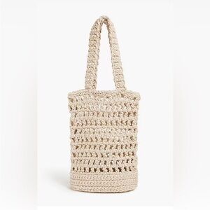 J CREW large Crochet Tote